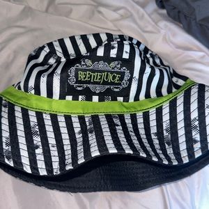 Beetlejuice bucket hat